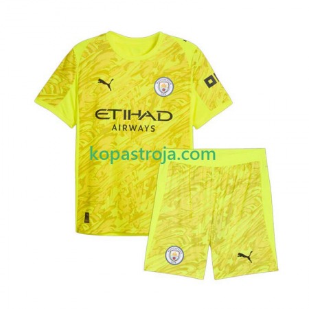 Billiga Fotbollströjor Manchester City Målvakt Barn Tredje tröja 2025/26 Kortärmad